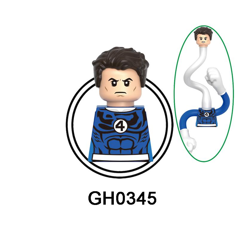 G0146 ABS Plastové Stavební Kostky Cihličky Figurky Postaviček Dětské Hračky