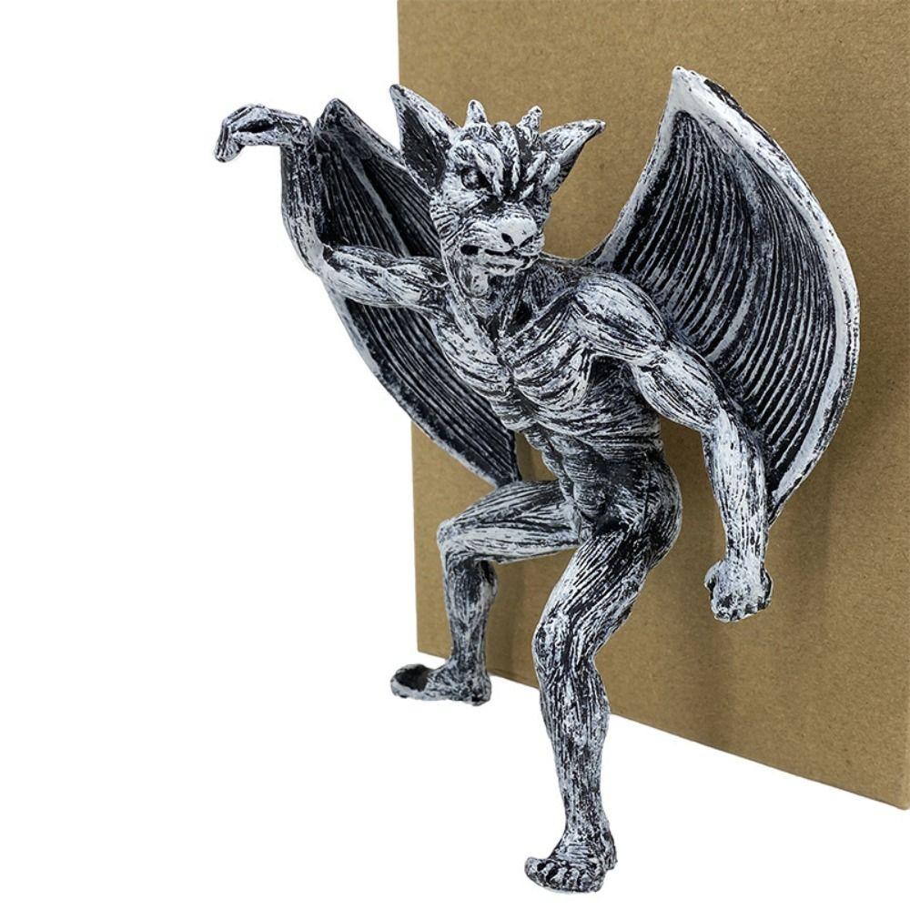 Gothic Devil Angel Figurines Resin Witch Ghost Ornaments  Holiday Party Decoration