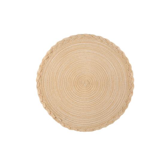 Bohemian Placemat Rustic Round Oval Placemat Heat Insulation Table Mat Circle