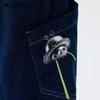 M.Latin Boys' Side-Striped Active Denim Long Pants