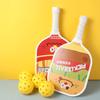 4 Balls Fiberglass Pickle Ball Paddles Pickleball Training Equipment  Outdoor  Sports