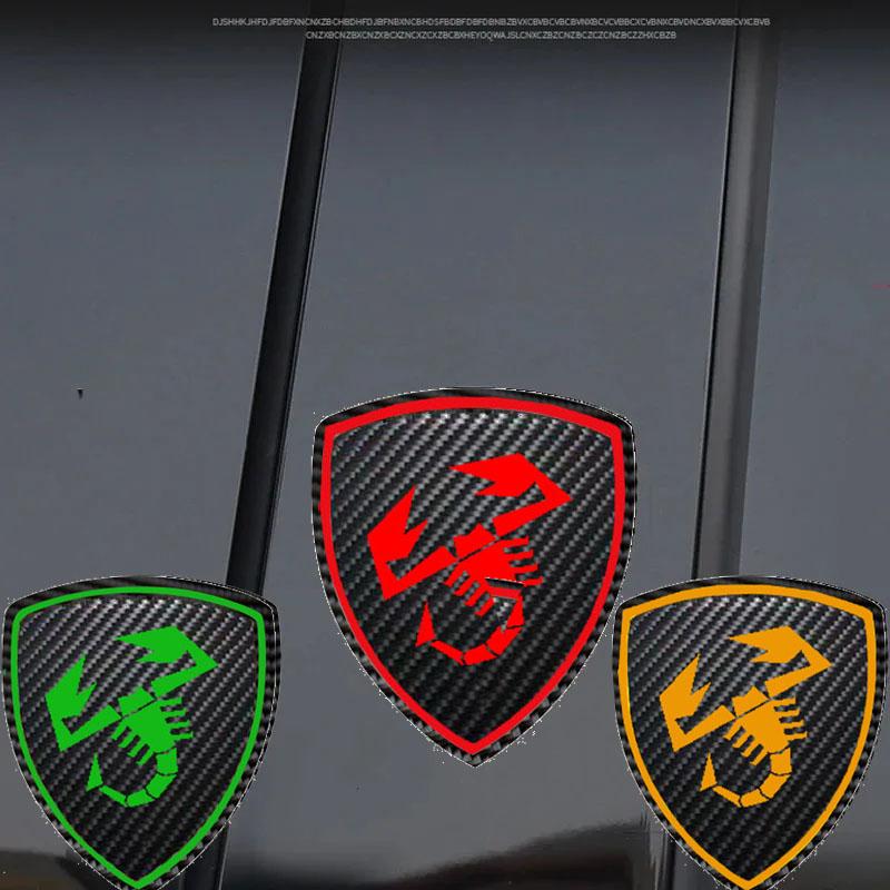 2 ks Vinyl Decal Pruhy z uhlíkových vláken na karoserii auta Pro Fiat 500 Abarth Sport 595 695 Punto Bravo Tipo 500E 500X 500L