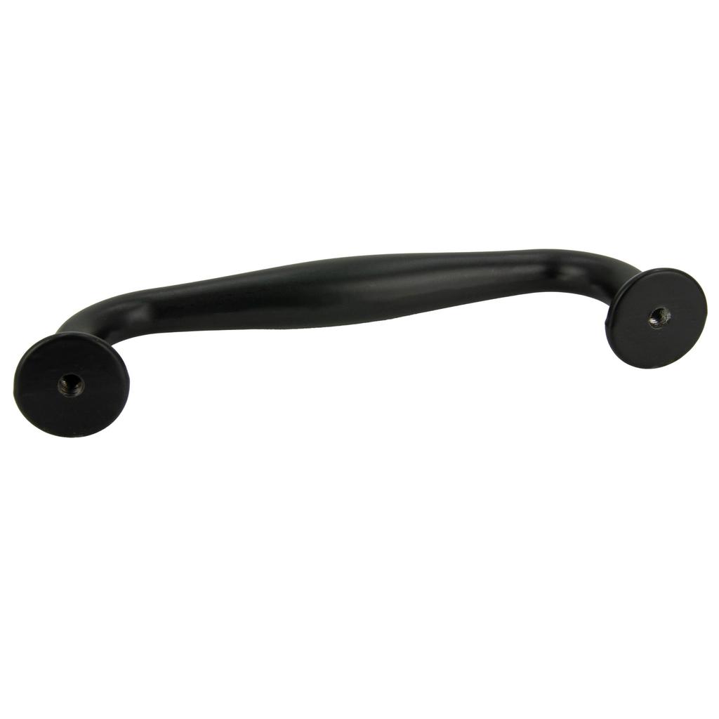 Black furniture handle 96 mm