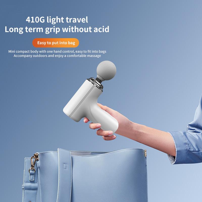 Vibrationsmassagepistole, wiederaufladbar, kabellos, Muskelentspannungsmassagegerät, Mini, professionelle Fitness, tragbare elektrische Faszienpistole