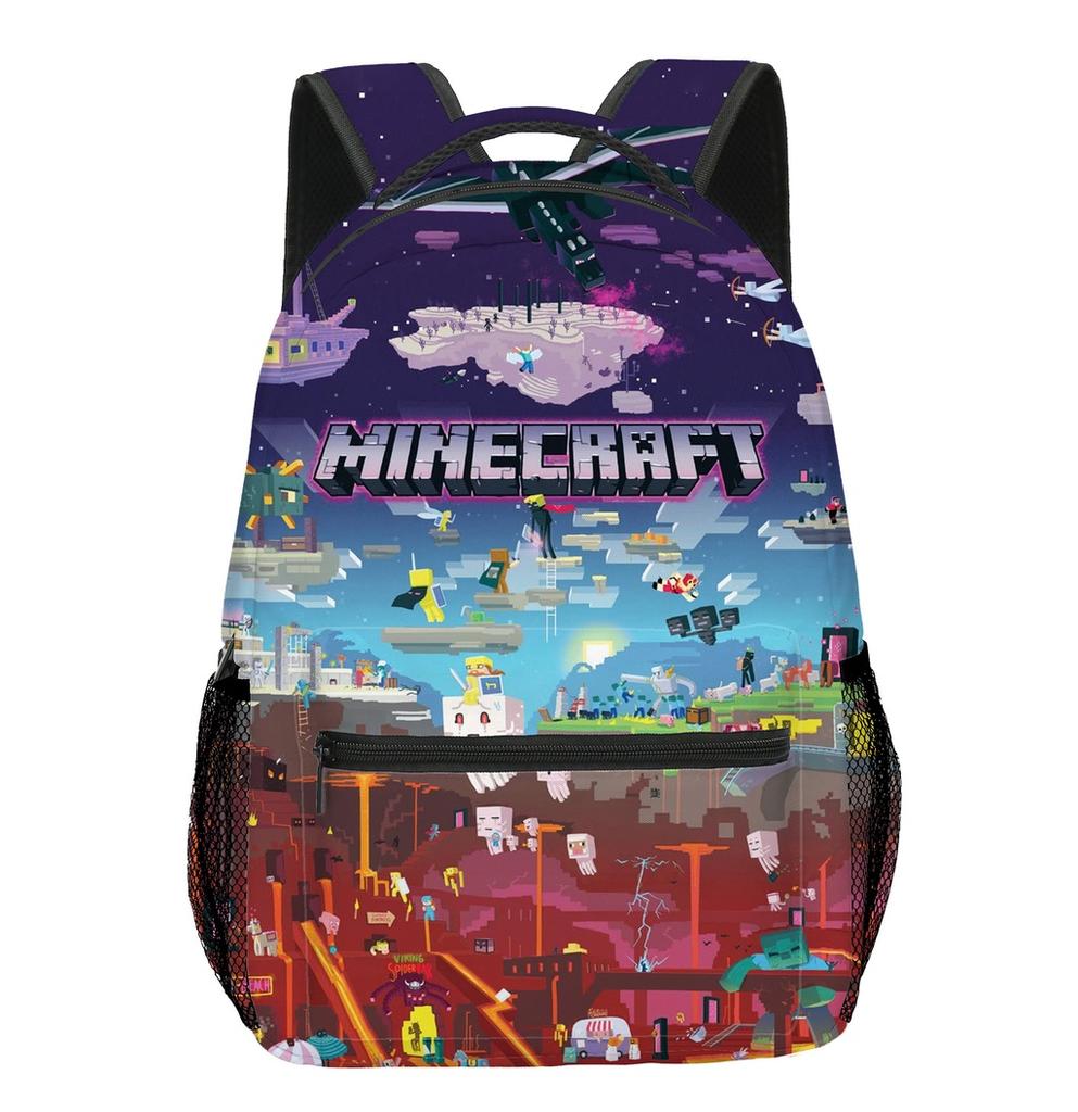 New Arrival Minecraft Kids Backpack For Elementary School Students
