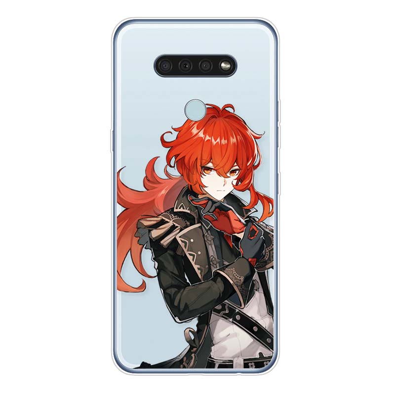 Genshin Impact Game For LG K92 K52 K62 K22 K71 K61 K51S K41S G8 G8S G8X V35 V50 V40 V50S V60 Q60 Phone Case