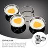 3-in-1 Egg Steamer Heart-Shaped Boiled Egg Artifact Durable Egg Cooker  Kitchen Cooking Tool