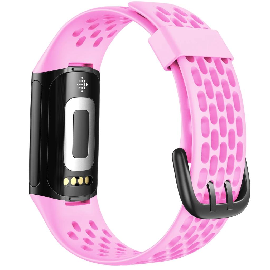 Strap For Fitbit Charge 5/6 Smart Watch Band Sports Breathable Strap Silicone Wristband For Fit Bit Charge5 Bracelet Accessories