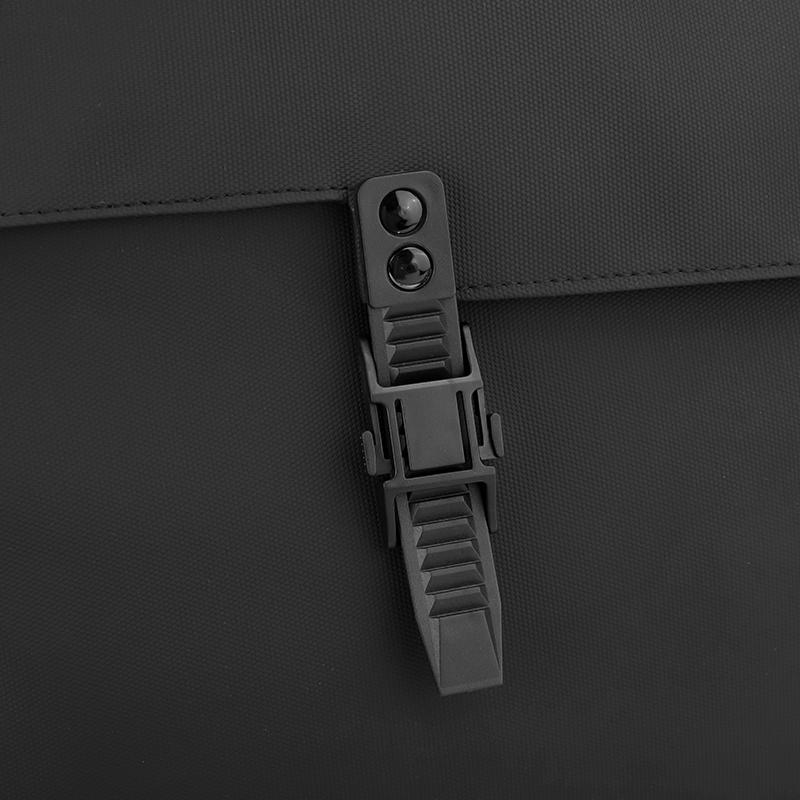 Schulranzen für Herren mit großem Fassungsvermögen, einfarbig, Business-Rucksack