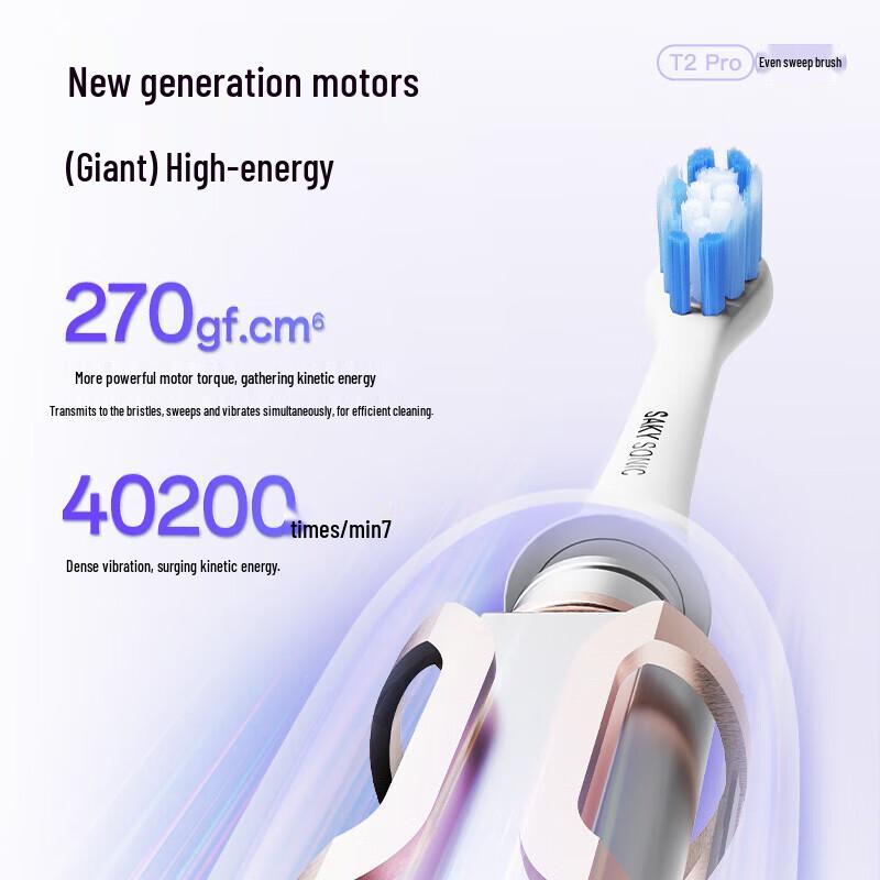 Shuke T2Pro Electric Toothbrush & Toothpaste Set