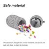 4 Pieces Aluminum Alloy Waterproof Pill Cases Dispenser Containers Airtight Piller Holder Organizer Health Care