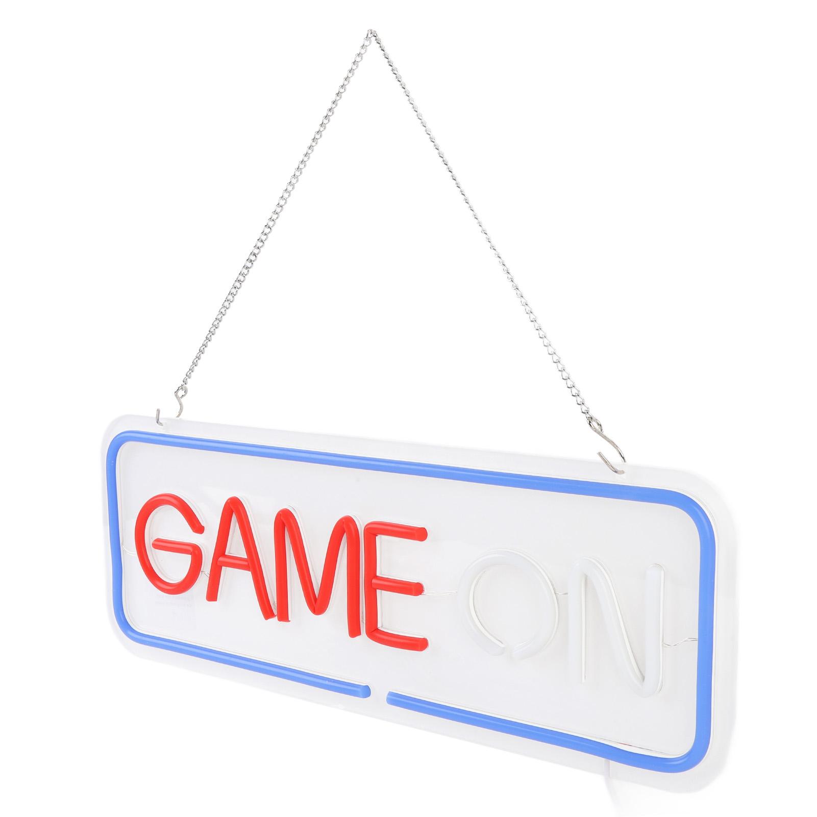 

Gaming Neon Sign Colorful USB Powered Adjustable Brightness Wall Decor LED Neon Light Sign for