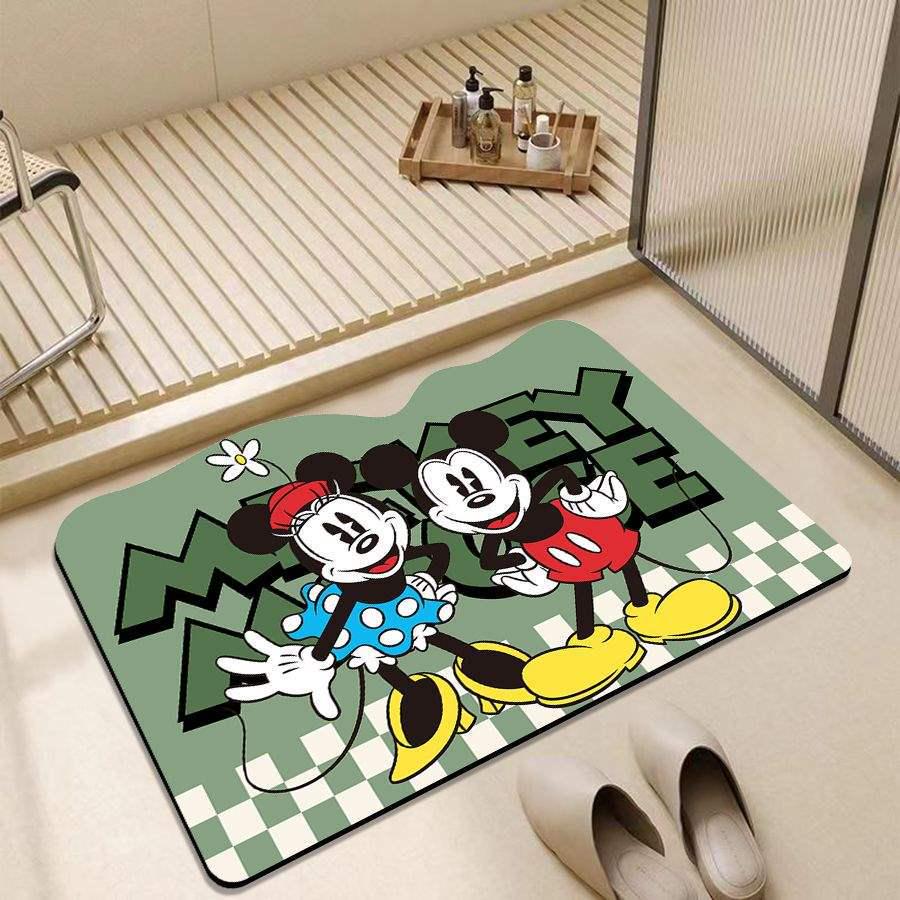 Crayon Shin-chan Quick-Dry Bathroom Diatomite Floor Mat - Non-Slip Absorbent Foot Pad