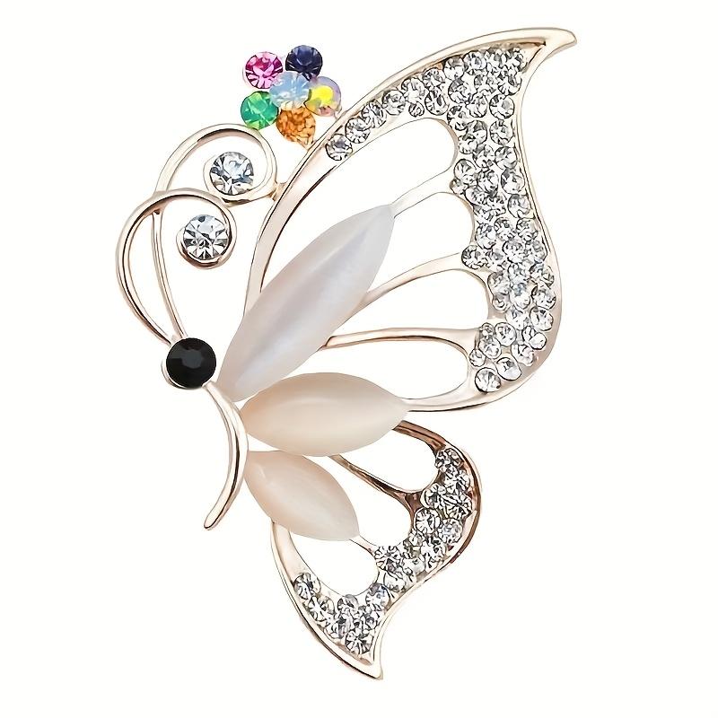 1PC Elegant Butterfly Brooch, Fashion Apparel Accessories, Ideal Memorial Gift, Butterfly Brooch