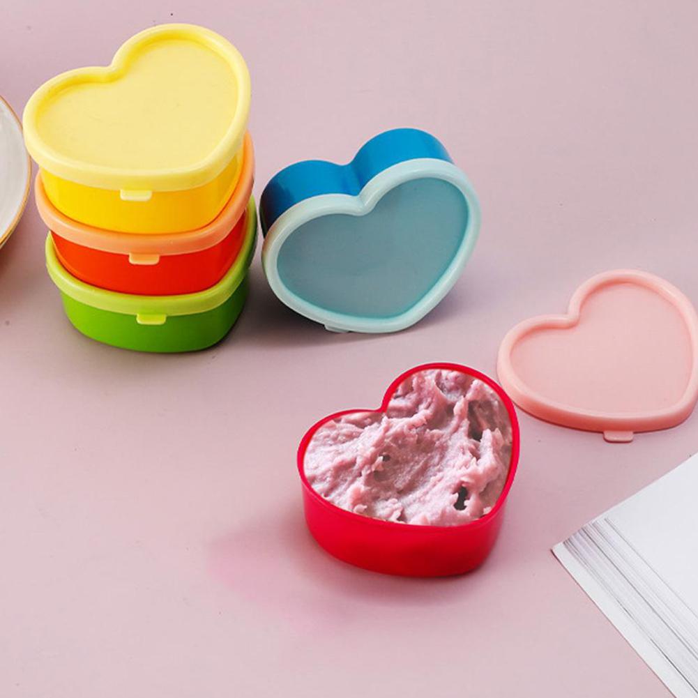 Rainbow Colored Nut Snack Storage Box Desktop Mini Storage Jam Seasoning Box Kitchen Storage Bo S0H9