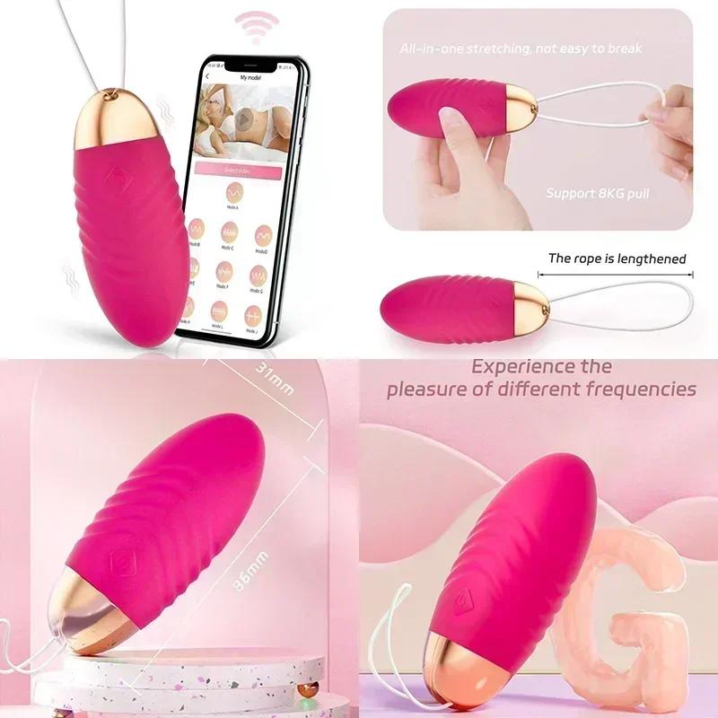 New Wireless Vibrator For Women Pusy Giants Dildos Bondage Erotic Couple Toys Suction Male Masturbate Vagina Control Toys