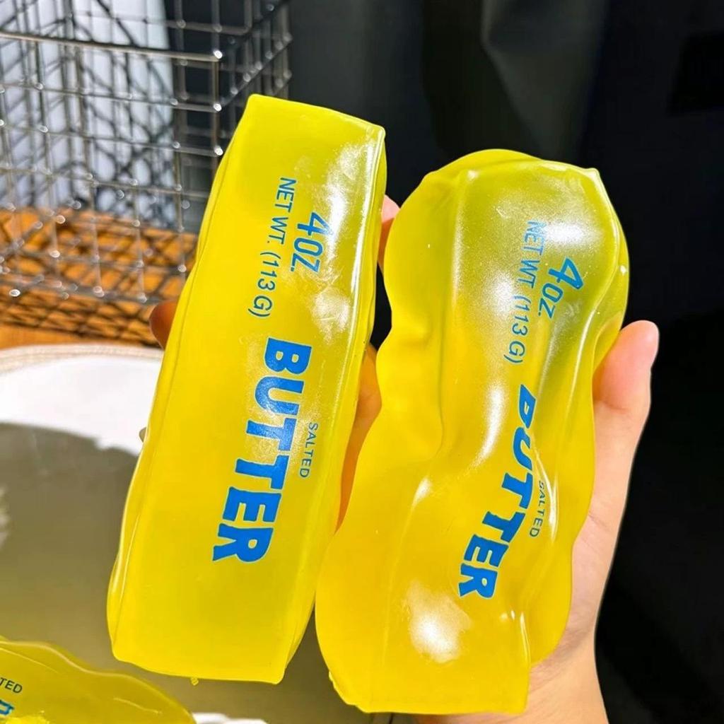 Decompression Stress Relief Squeeze Toy - Yellow Butter Stick Vaseline