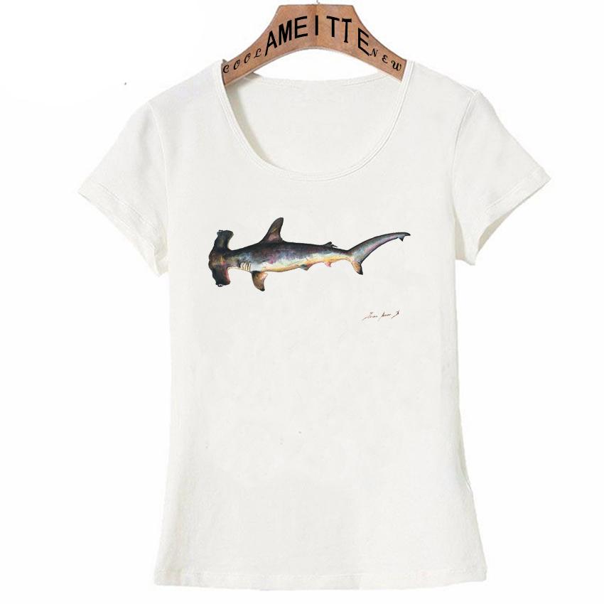 Ameitte Summer Fashion Women Short Sleeve Save The Blue Whale Narwhal Tattoo Print T Shirt