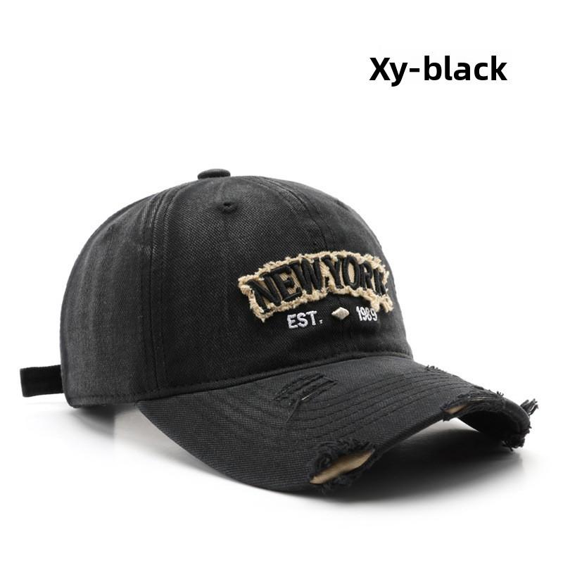 Cotton Baseball Cap With Embroidered Letters For Men And Women Outdoor Sun Protection