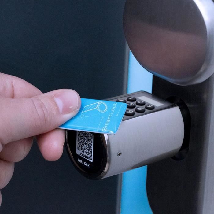 Welock pcb01 serrure connectée serrure à code avec rfid carte,argent