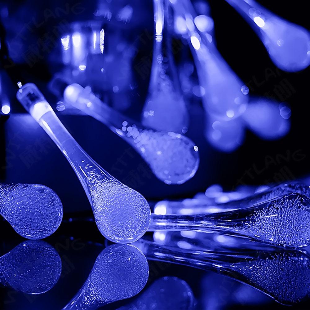 Bubble Water Drop Battery Box LED Light String Color Light