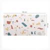 Vinyl Desk Mat with Stylish Terrazzo Abstract Print 90x45 cm