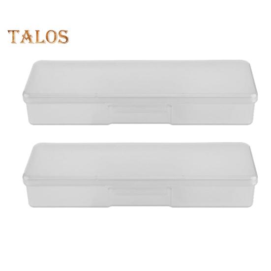 

2 шт. коробка для хранения инструментов с пряжкой и застежкой магазин удобный полезный органайзер для дизайна ногтей коробка косметический контейнер хозяйственные принадлежности чистый