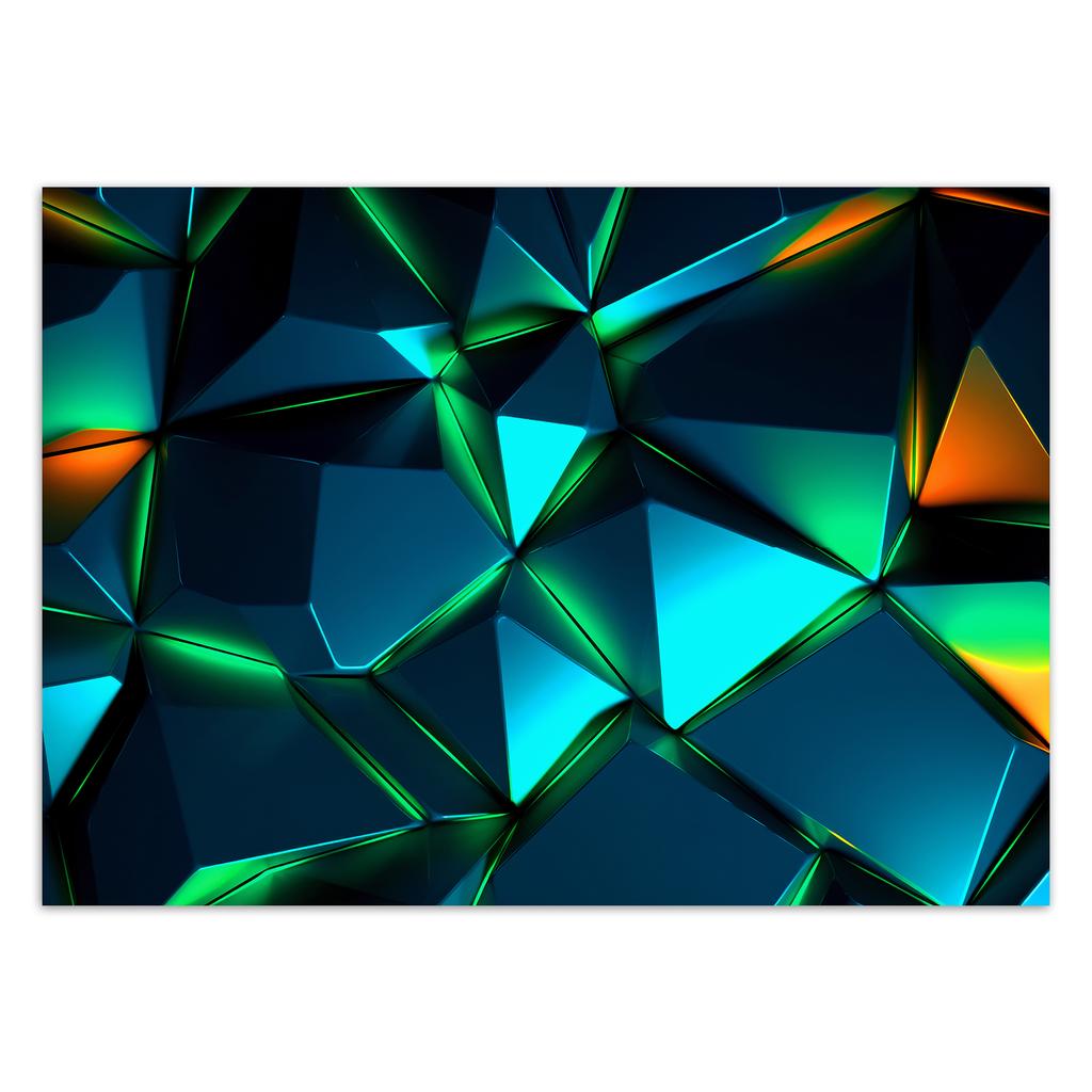 Wallpaper Geometric shapes 3D