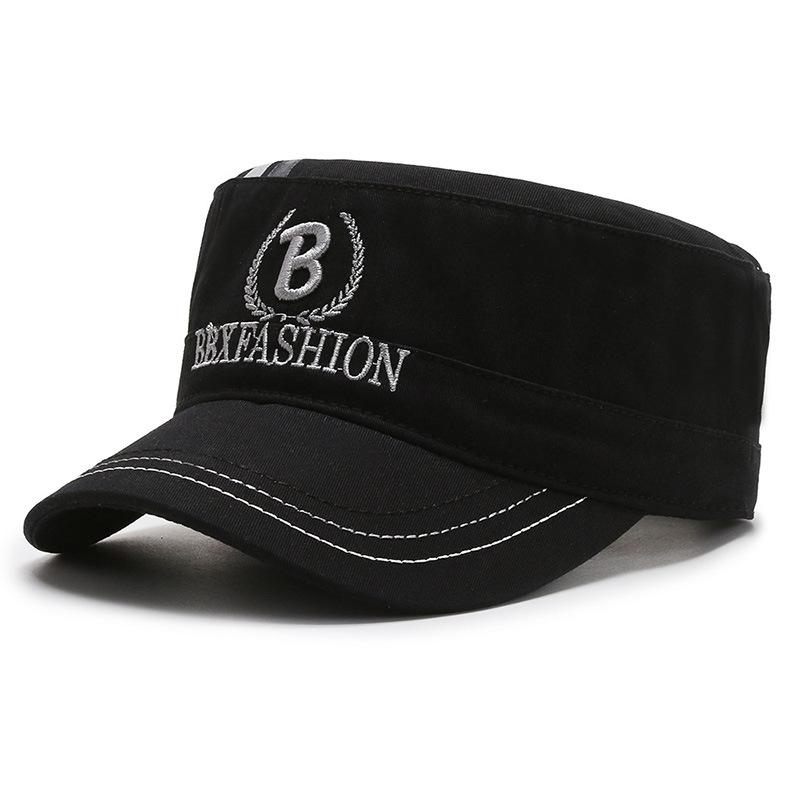 Autumn Hat Personality Spring and Autumn Flat Top Hat Alphabet Baseball Cap Outdoor Street Embroidery Cap