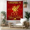 Liverpool FC Personliggør Dit Navn Vægdekoration Vægtæppe Kunst Til Kæledyrs Mindesmærke Fødselsdag Bryllupsfest Baggrund Familiegave