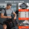 Ropeless Battle Ropes,Heavy Duty Workout Rope for Home Gym with Training Poster,Portable Arm Exerciser Rope for Strength Building,Aerobic Training