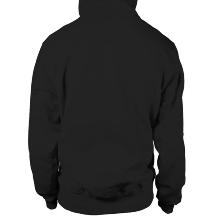 Sweat à capuche - Geek Fans Poudlard - Noir - Manches longues - Col capuche