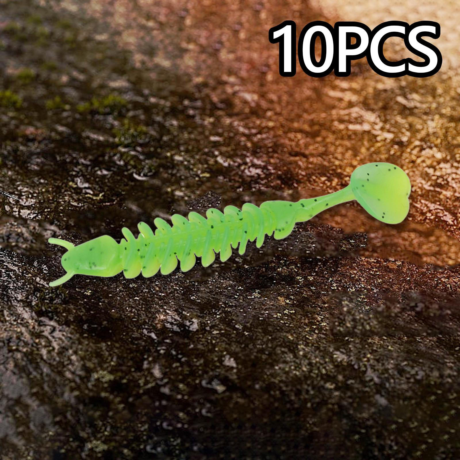 

10 штук мягкие рыболовные приманки искусственные приманки с лопастным хвостом для ловли краппи