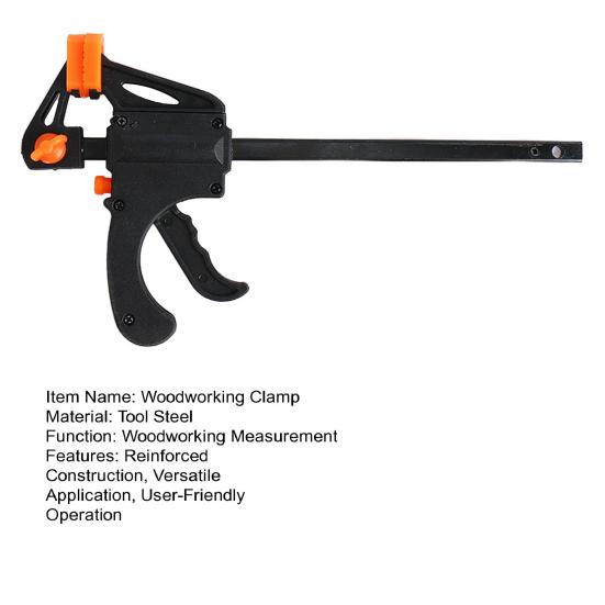 1/2 Stück Holzbearbeitungsklammer Verstärkt Einfach zu Bedienen Holzbearbeitungsmöbel Ohne Kratzer Oberfläche DIY Handwerkzeug