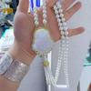 Laughing Buddha Imitation Jade Necklace - Maitreya Pendant, Fashionable Chinese Light Luxury Jewelry