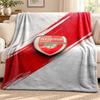 Arsenal F.C. coperta Coperta in Flanella Morbida Accogliente Peluche per Divano Letto Leggera Decorazione per la Casa Campeggio all'Aperto