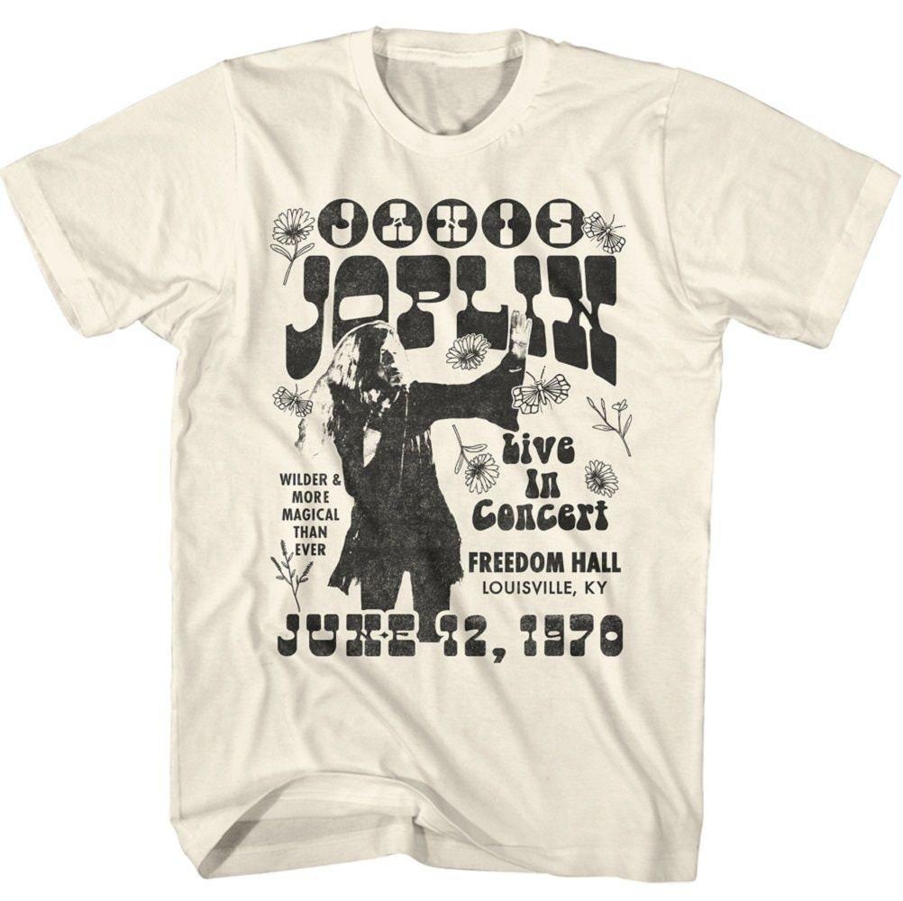 Janis Joplin Wilder and More Magical Natural T-Shirt
