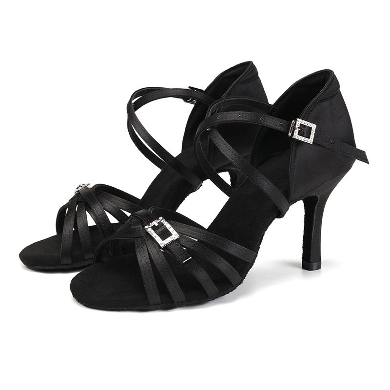 Scarpe da Ballo da Sala Latino Tango da Donna Salsa Tacco Alto 8.5CM