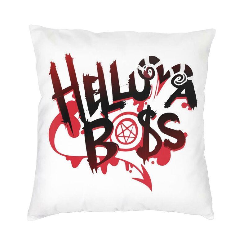 Funny Cartoon Comics Tv Helluva Boss Throw Pillow Case Decoration Custom Square Cushion Cover 40X40 Pillowcover For Living Room