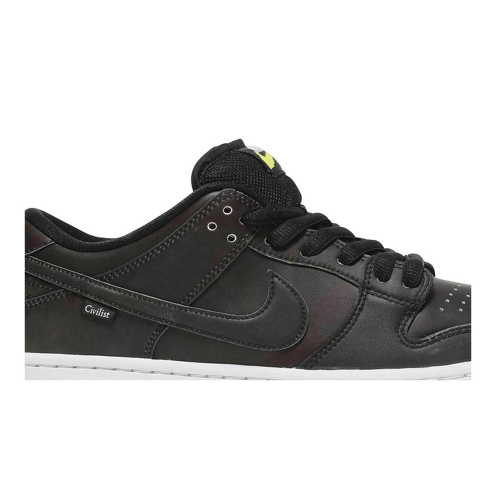 Nike Dunk Low Pro SB QS 'Thermography' (Unisex) Black / Black / Black Skate Shoes CZ5123 001