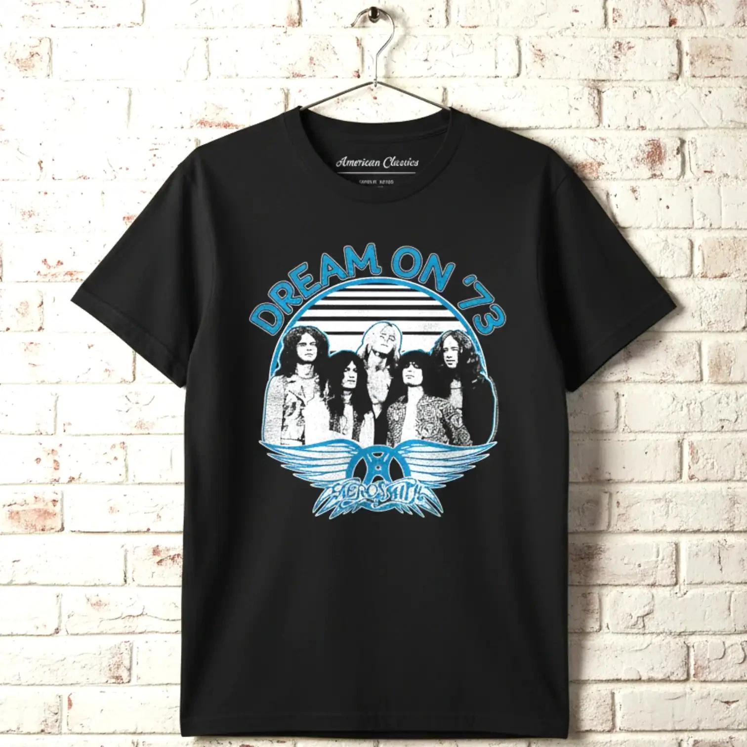 Aerosmith Dream On 73 Sunset Men s T Shirt L