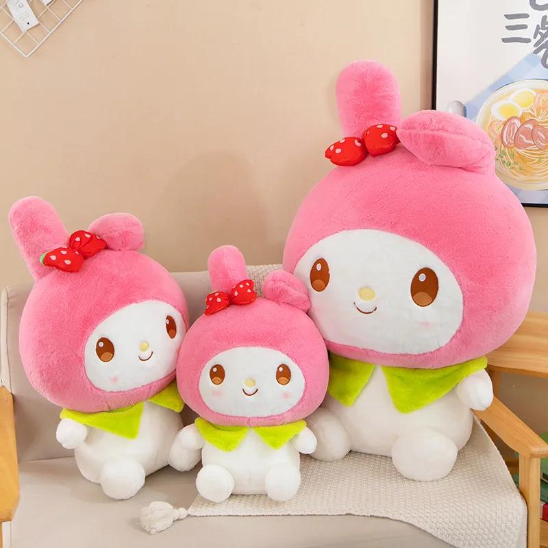 50/60cm Big Size Kawaii  Strawberry  Plush Toys Soft Stuffed Dolls Pillow Girly Home Decor Birthday Gift for Kids