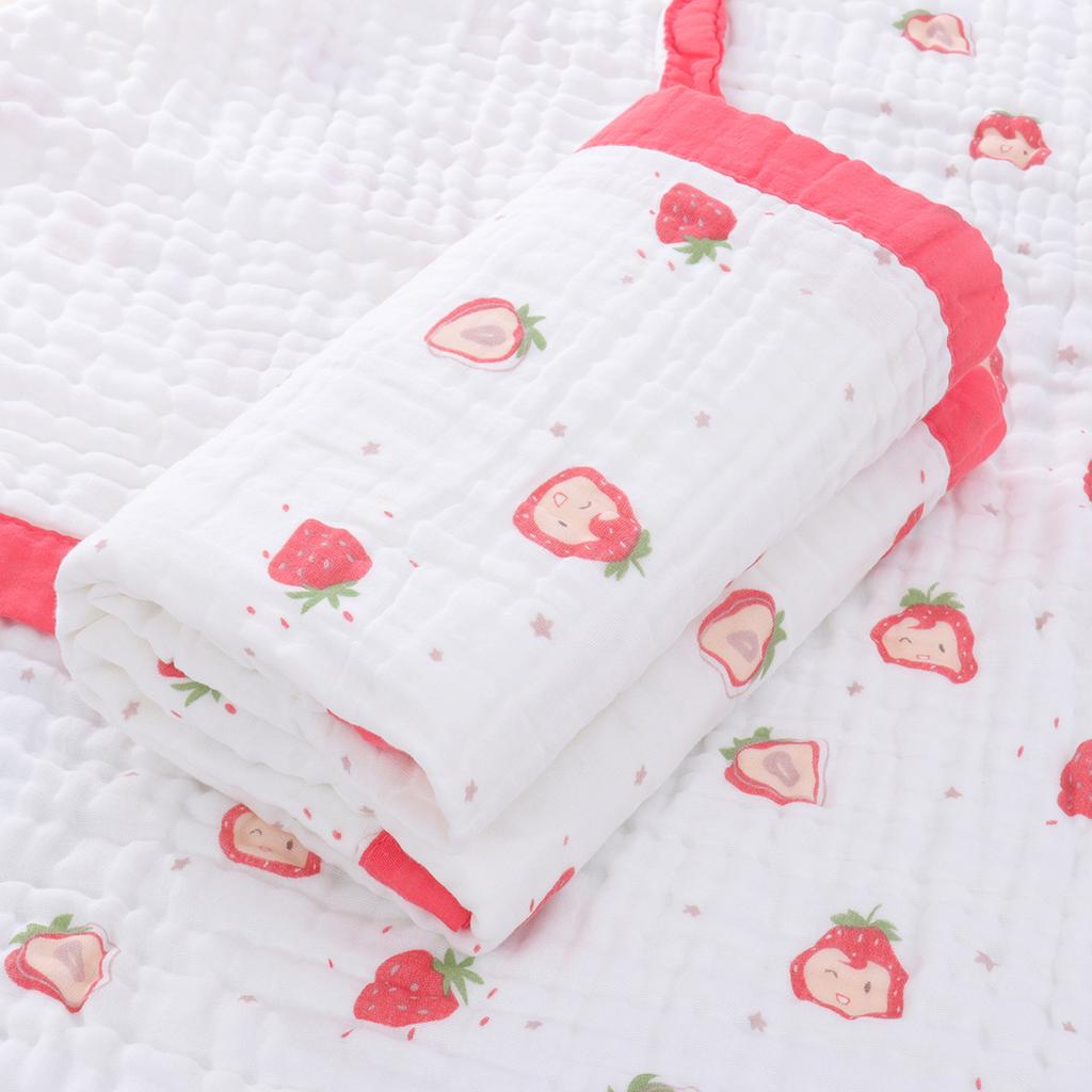 Mullwindel-Badetuch Babydecke Xia Liang wurde von sechs Lagen hochdichter breitkrempiger Neugeborenen-Decken umarmt