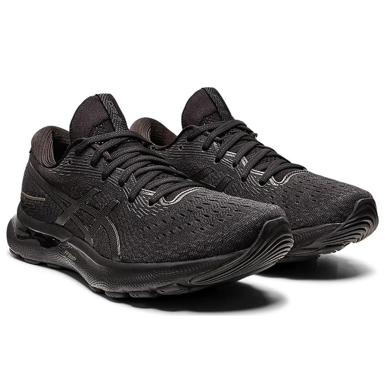 New Asics Gel Nimbus 24 Black Black 1011B363-002