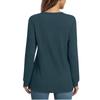 Damen T-Shirt mit V-Ausschnitt, lockere Passform, modisches Oberteil
