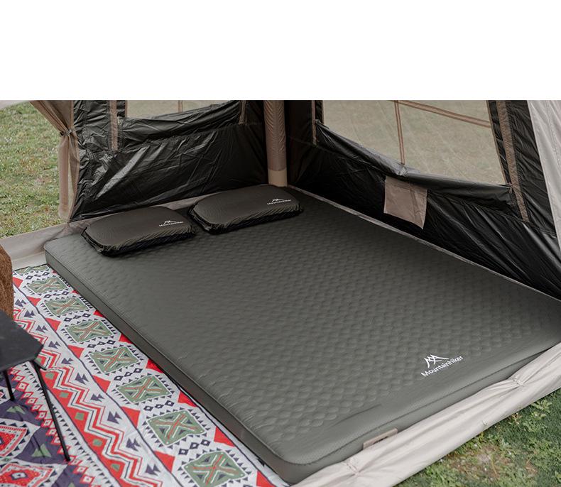 Mountain Outdoor Camping Inflatable Bed with Built-in Pump – Lightweight and Convenient Mattress