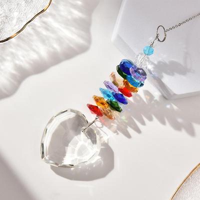 Rainbow Love Kristall-Sonnenfänger-Set – dreiteiliges Kristallkugel-Dekor