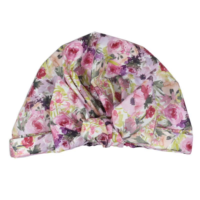 Shower Cap for Women Reusable Shower Cap for Long Hair with Non Slip Silicone Grip Waterproof Hair Cap for Shower with One Size Fits Most