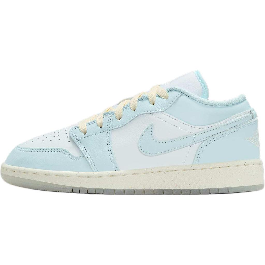 Air Jordan 1 Low SE GS Glacier Blue Kids Sneakers Summit-White Guava-Ice Sea-Glass HJ5971-400