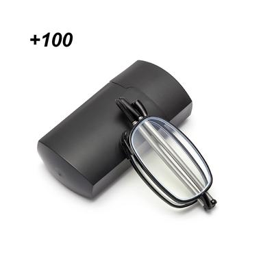 Foldable Reading Presbyopic Glasses Men Women Portable Oval Frame Ultralight Anti Blue Light Eyeglasses Unisex Eyewear